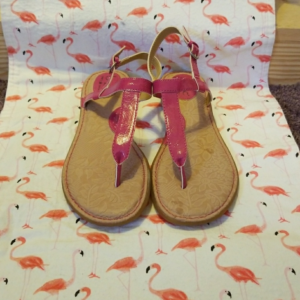 Pink sandals